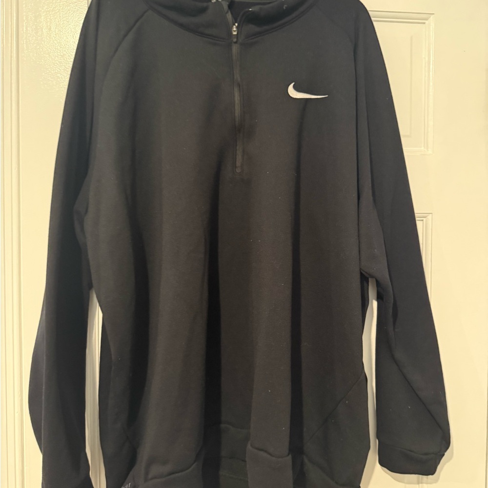 Nike Black Pullover with White Swoosh